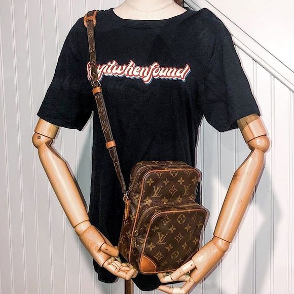 LOUIS VUITTON Amazon Monogram Messenger Crossbody Shoulder Bag Authentic TH0974 - Picture 4 of 17